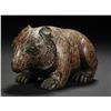 Image 5 : Bronze Gilt and Silver Inlaid Bear Sculpture from the Warring States to Han Dynasty