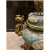 Image 3 : Cloisonné Enamel Double Phoenix-Ear Incense Burner