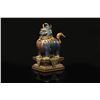Image 4 : Qing Dynasty Copper Cloisonné Enamel Incense Burner Fu Lion