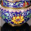 Image 7 : Gilded Copper Cloisonné Enamel Double Dragon-Ear Incense Burner