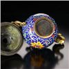 Image 9 : Gilded Copper Cloisonné Enamel Double Dragon-Ear Incense Burner