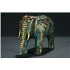Image 3 : Bronze Inlaid Gold Elephant Figurine