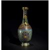 Image 2 : Qing Dynasty Cloisonné Enamel Floral Vase