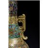 Image 6 : Qing Dynasty Cloisonné Enamel Floral Vase