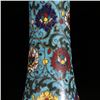 Image 3 : Jingtai Blue Cloisonné Flower-Patterned Vases
