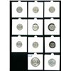 Image 2 : Australia, 1950-1962, Set of (11) Silver coins, including 3 pence (1), 6 pence (8), 1 Shilling (1) &
