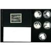 Image 2 : Australia, 1995, Set of (5), Masterpieces in Silver;  0.925 Silver Proof $5 Set (Mintage: 20,000 set
