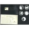 Image 1 : Australia, 1996, Set of (5), Masterpieces in Silver;  0.925 Silver Proof $5 Set (Mintage: 20,000 set