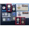 Image 1 : US, Mixed Date, total 14 pcs of (mostly silver coins) in 10 Sets in various condition. (Pre-viex is 