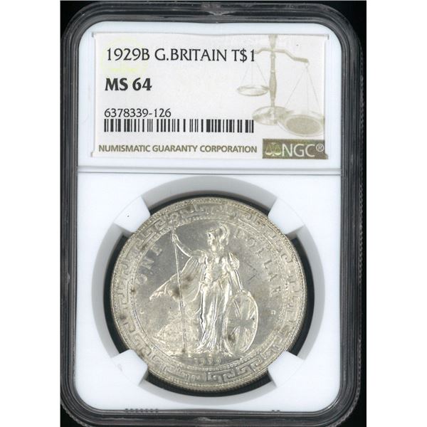Great Britain, 1929B, $1, NGC MS64. (6378339-126)