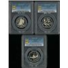 Image 1 : [Top Pop] Japan, lot of 3, 1994/97/98, Olympic Commemorative 500 Yen Proof coins: Styilized Runners,