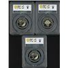 Image 2 : [Top Pop] Japan, lot of 3, 1994/97/98, Olympic Commemorative 500 Yen Proof coins: Styilized Runners,