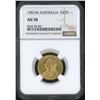 Image 2 : Australia, 1901M, Victoria Old Head, 1 Sovereign gold coin, NGC AU58. AGW: 0.2355oz  (8545198-001)