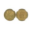 Image 1 : Great Britain, 1864, Victoria Young Head, 1 Sovereign gold coin, NGC AU53. AGW: 0.2355oz  (8545198-0