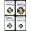 Image 1 : Great Britain. Sovereign Proof Set (4 Pieces), 1985. Llantrisant Mint. Elizabeth II. All NGC Certifi