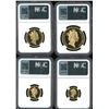 Image 2 : Great Britain. Sovereign Proof Set (4 Pieces), 1985. Llantrisant Mint. Elizabeth II. All NGC Certifi