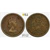 Image 1 : [Key Date] Hong Kong, 1964H, Queen Elizabeth II 5 cents. PCGS XF45.