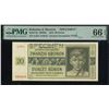 Image 1 : Bohemia, 1944, 20 Korun Specimen, S.07G 104616. PMG 66EPQ.