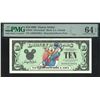 Image 1 : Disneyland, 2003, Donald Duck $10 Disney Dollars, A00057980A. PMG 64EPQ.