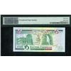 Image 2 : East Caribbean States/ St. Luica, ND (1994), $5 ,D125346L. PMG 67EPQ.