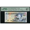 Image 1 : East Caribbean States/ St. Kittts, ND (2000), $10 ,E256250K. PMG 67EPQ.