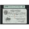 Image 1 : Great Britain, 1934- 43, £5, Operation Bernhard Counterfeits. A/187 38152. PMG 25. Paper Maker's Not