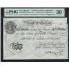 Image 1 : Great Britain, 1934- 43, £10, Operation Bernhard Counterfeits. K/'197 62825. PMG 30Net. Tape Repair,