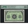 Image 1 : Morocco, 1943-44, 10 Francs, A638 182. PMG 55EPQ.