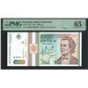 Image 1 : Romania, 1993, 1000 Lei, B.0006 000900. PMG 65EPQ. S/N: 900.