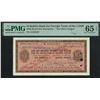 Image 1 : Russia- USSR, 10 Rubles Travellers Cheque, 31935487. PMG 65EPQ.