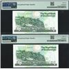 Image 2 : Scotland, 1992, £1,  consecutive of (2), EC 0000239 & 240. Both PMG 66EPQ. Commemorative. Low S/N