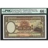 Image 1 : HK & Shanghai Banking Corp.1958, $5, L/H 884486.PMG 66EPQ.