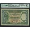 Image 1 : HK & Shanghai Banking Corp. 1934, $10, B494363. PMG 30.Duress Notes. Minor Restoration.