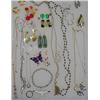 Image 1 : LOT OF VINTAGE COSTUME JEWELRY - Incl. earrings, b