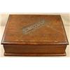 Image 1 : VINTAGE WOODEN SLIPPERS BOX - Approx. 16" by 11.5"