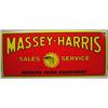 Image 1 : MASSEY-HARRIS FARM EQUIPMENT PORCELAIN ENAMELED SI