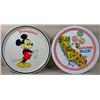 Image 1 : LOT OF 2 WALT DISNEY METAL DISNEYLAND TRAYS - APPR