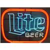Image 1 : VINTAGE LITE BEER NEON ADVERTISING SIGN - Approx. 