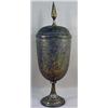Image 1 : BRASS URN - APPROX. 13" TALL - Lid is stuck.