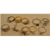 Image 1 : LOT OF 10 COSTUME JEWELRY RINGS
