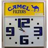 Image 1 : VINTAGE CAMEL CIGARETTES ADVERTISING CLOCK - Appro