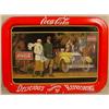 Image 1 : COCA-COLA ADVERTISING TRAY - NEWER - Approx. 17" b