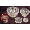 Image 1 : LOT OF VINTAGE GLASSWARE - Incl. Pressed Glass Bow