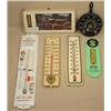 Image 1 : LOT OF 6 VINTAGE ADVERTISING THERMOMETERS - Incl. 