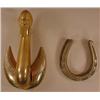 Image 1 : LOT OF 2 FIGURAL BRASS DOOR KNOCKERS - GOOSE AND H