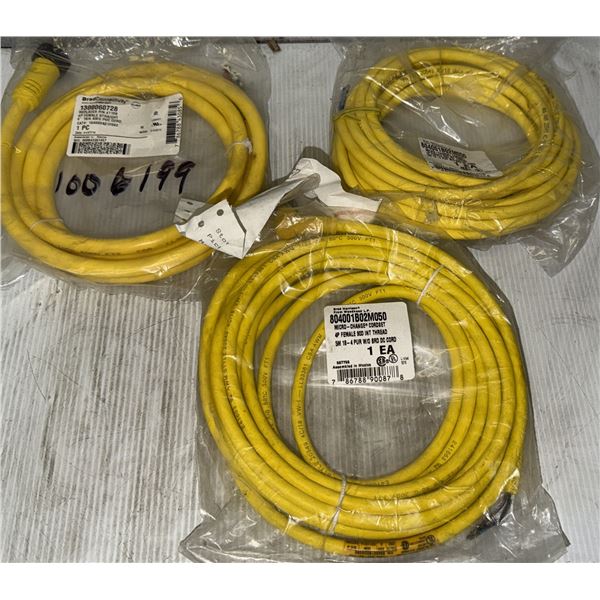 Lot of (3) Brad Harrison Cordsets