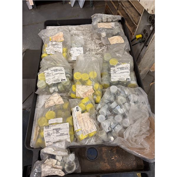 Large Lot of Hydraulic Union Fittings