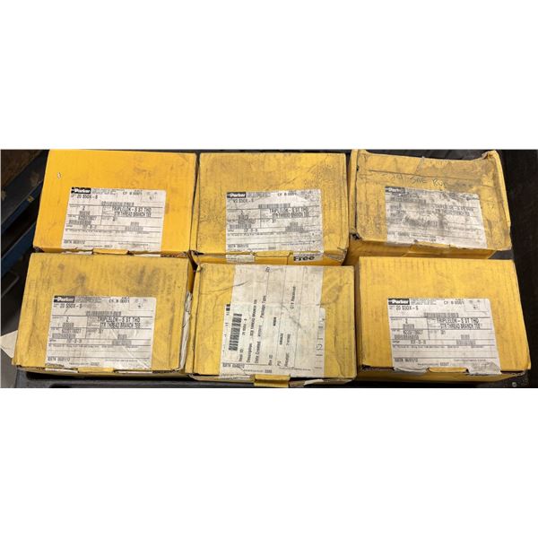 Lot of Parker #20 S50X-S STR Thread Branch Tee
