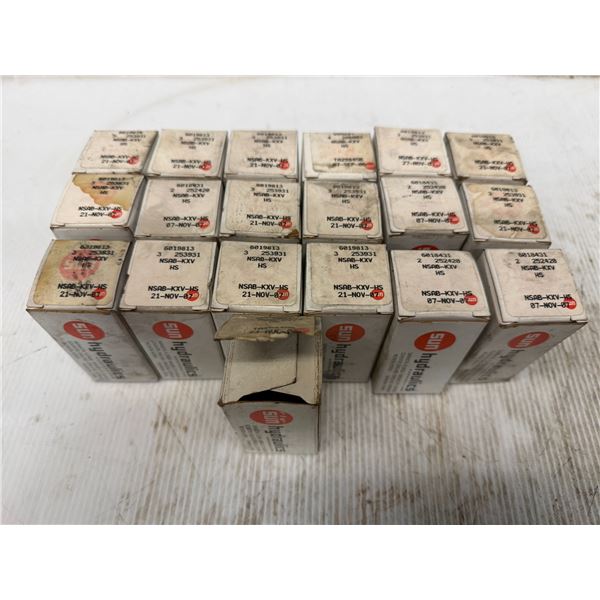 Lot of (19) Sun Hydraulics #NSAB KXVHS