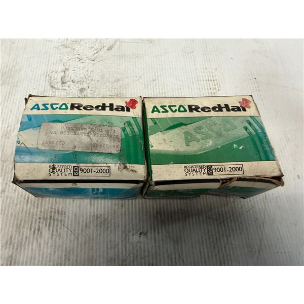 (2) ASCO #8262G014 Solenoid Valves